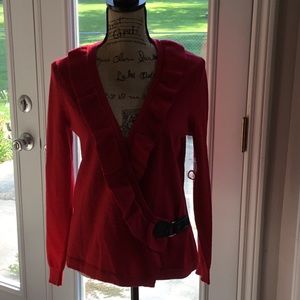 NWT Elena Solano Red Sweater